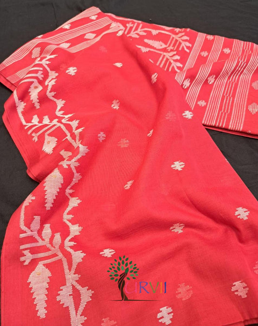 Handloom cotton jamdanis
