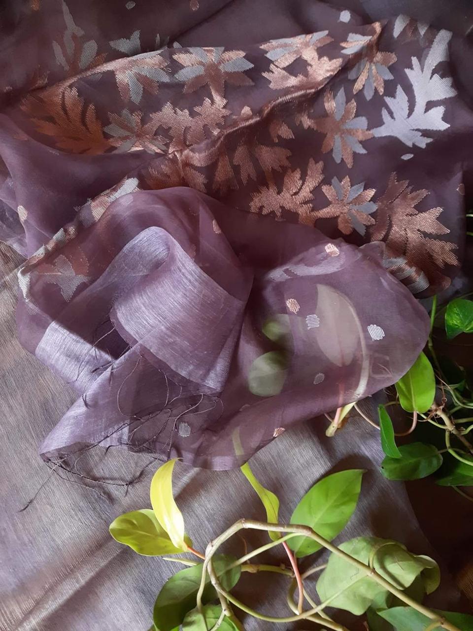 Linen Silk Jamdani