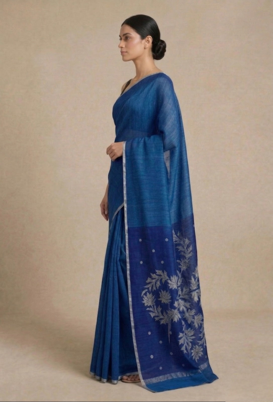Linen Silk Jamdani