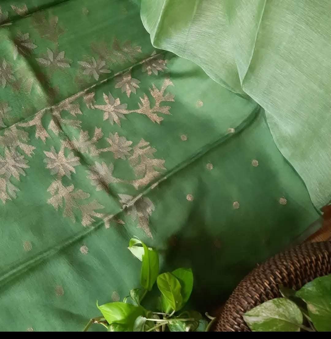Linen Silk Jamdani