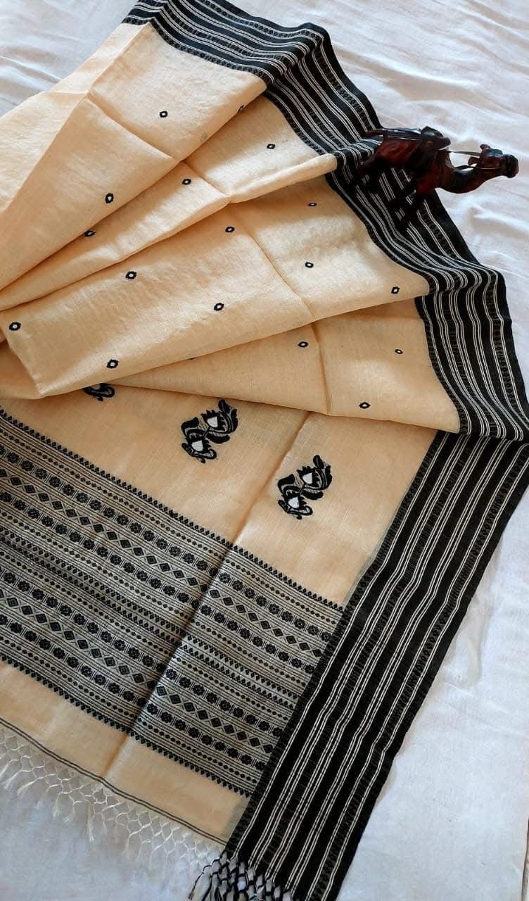 Tussar Jamdani saree