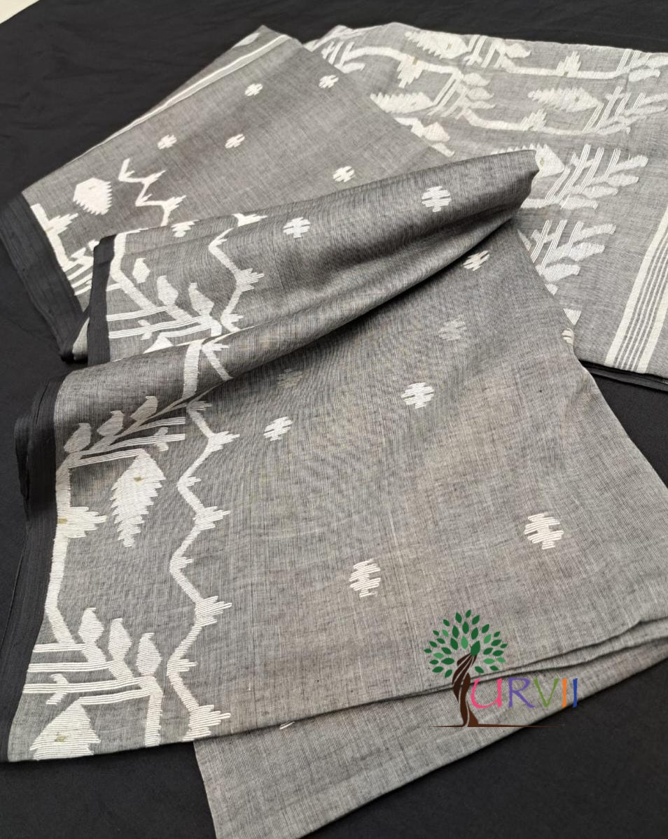 Handloom cotton jamdanis