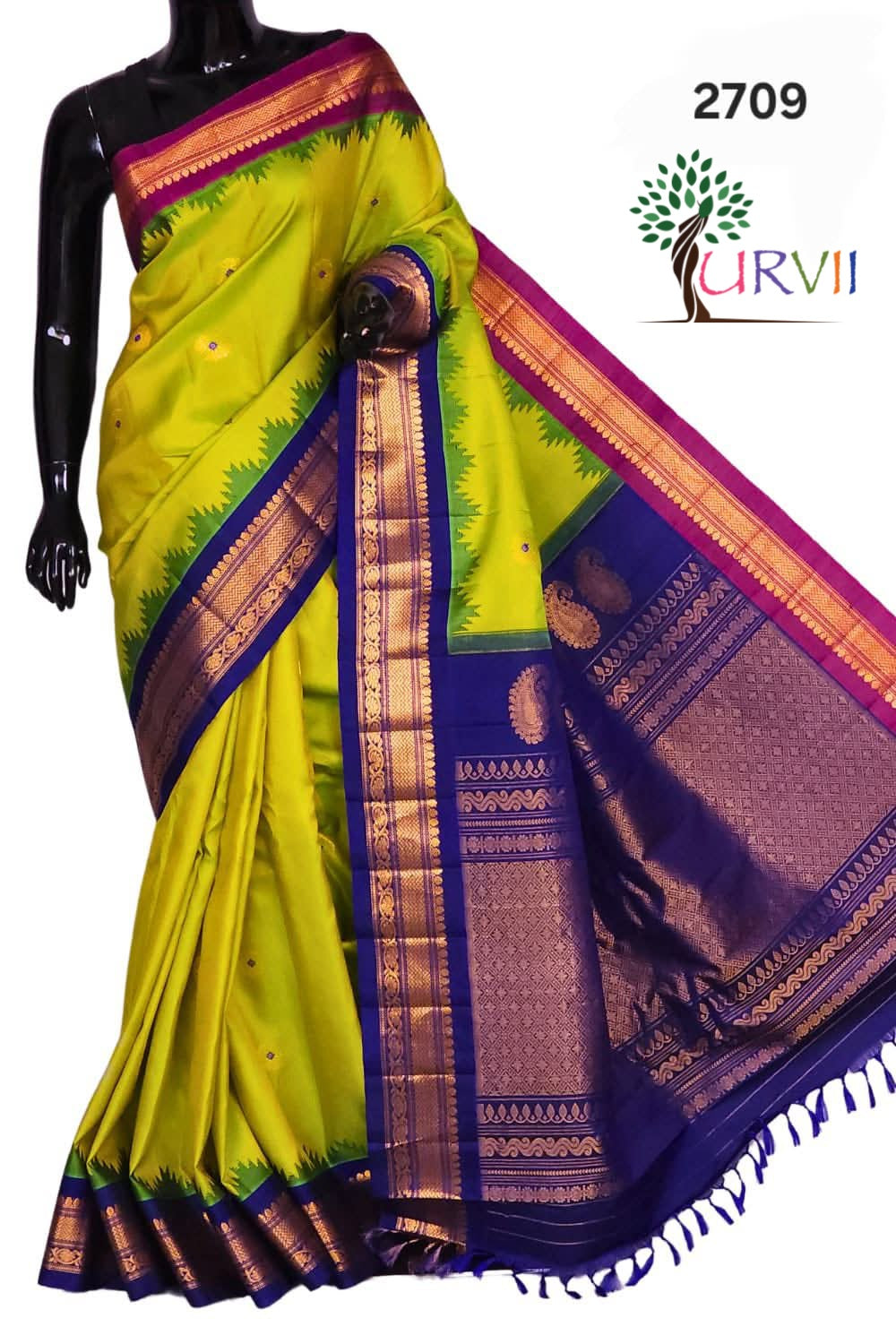 Pure Gadwal silk saree
