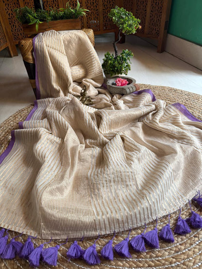 HANDSPUN cotton saree