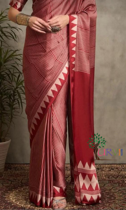 Ajrakh Printed Modal Silk