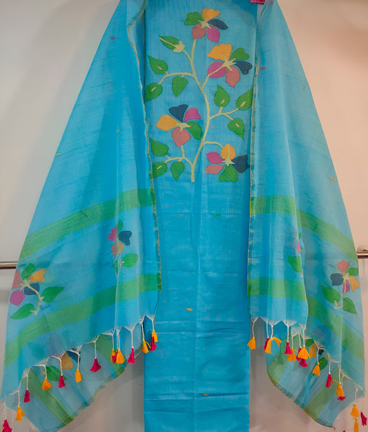 2 piece khadi cotton suit set