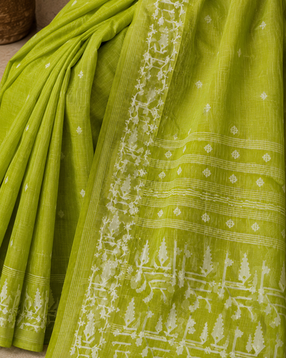 Handloom cotton jamdanis
