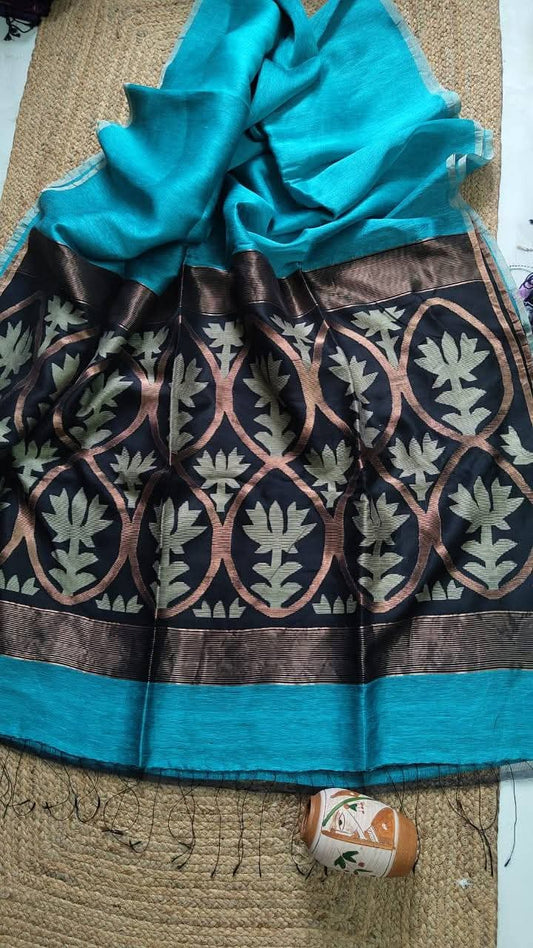 Linen Silk Jamdani