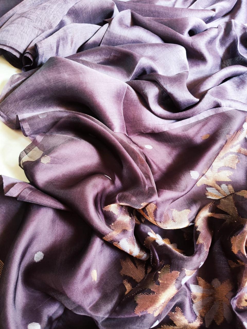 Linen Silk Jamdani