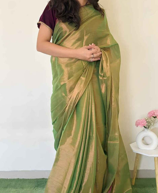 Tissue Cotton sarees