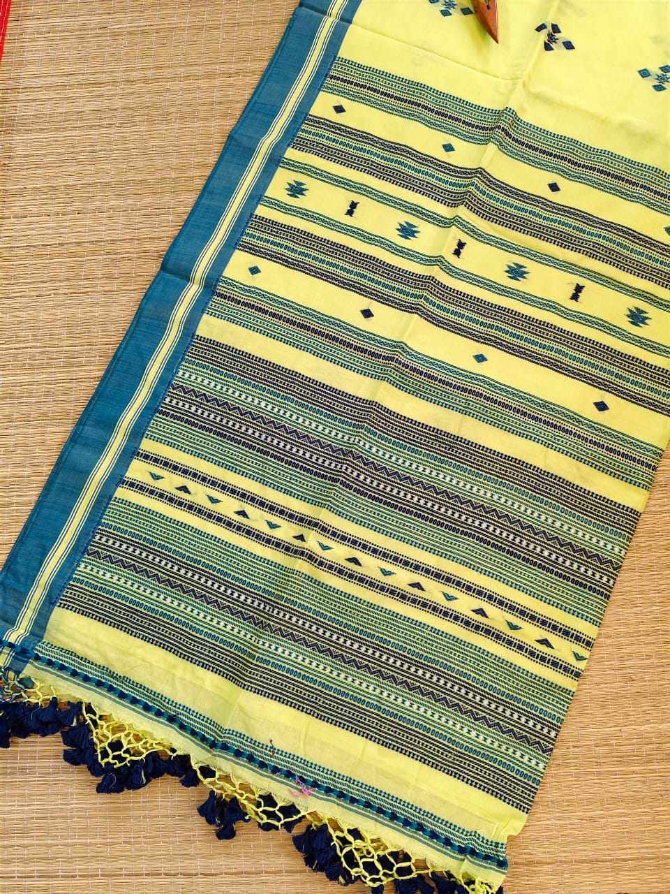 Handspun bhujoudi cotton saree