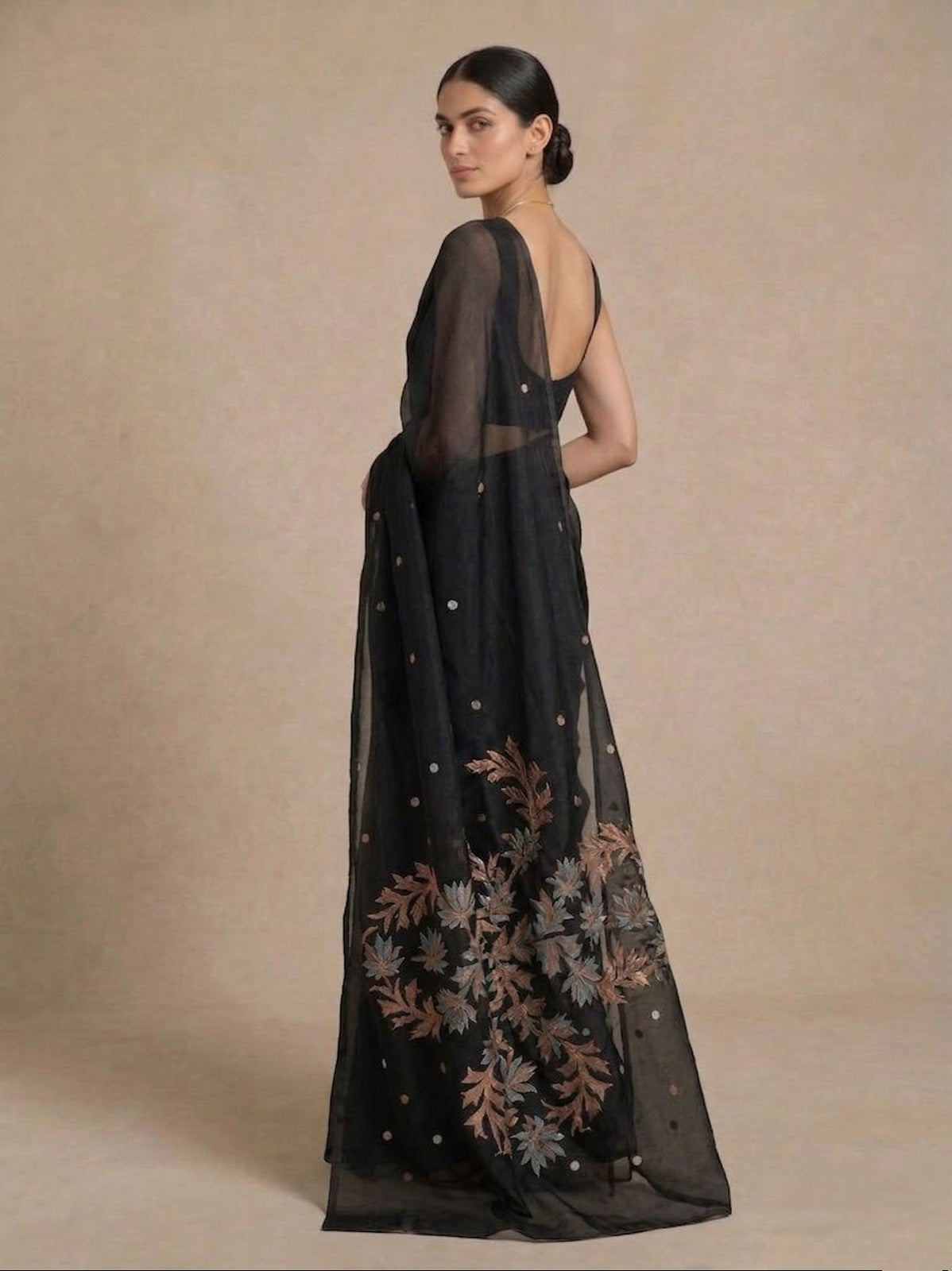 Linen Silk Jamdani