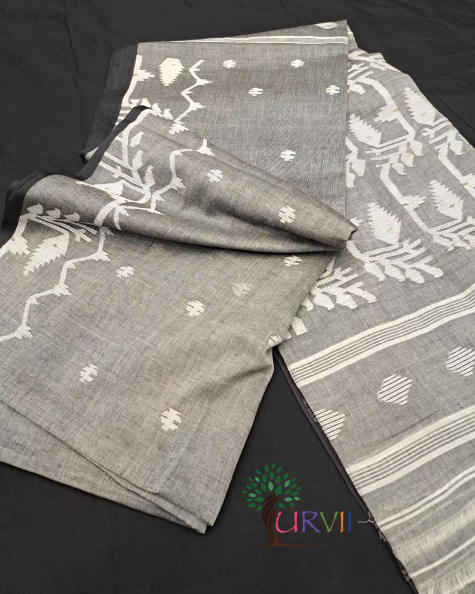 Handloom cotton jamdanis