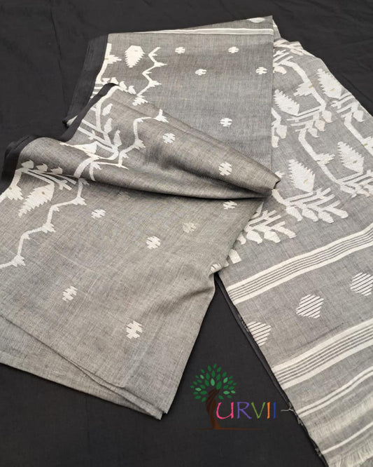 Handloom cotton jamdanis