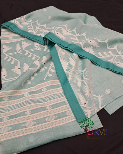 Handloom cotton jamdanis