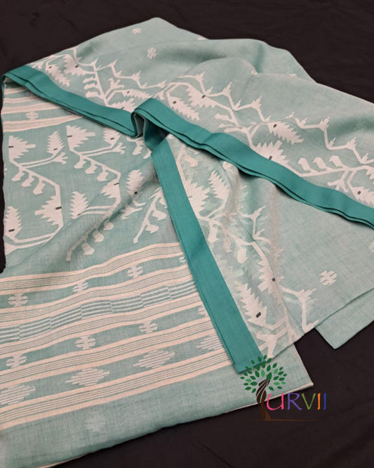 Handloom cotton jamdanis