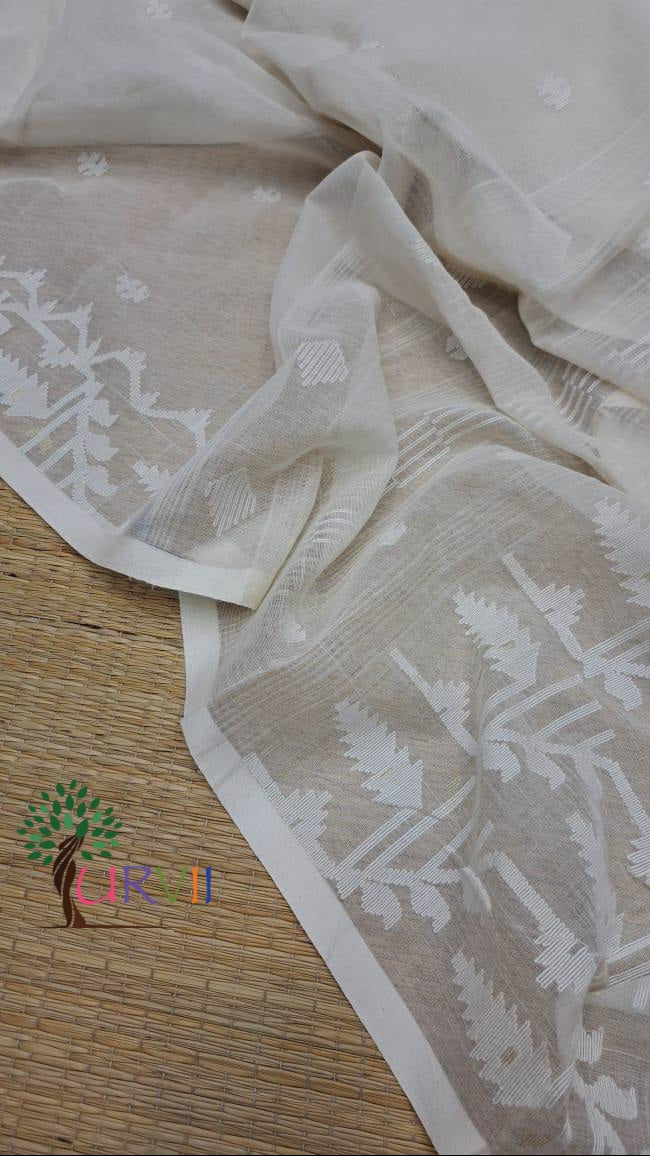 Handloom cotton jamdanis