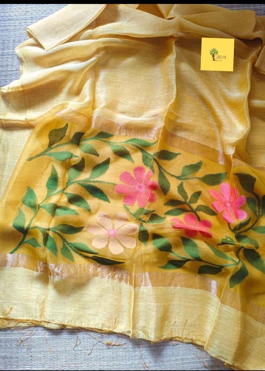 Linen Silk Jamdani
