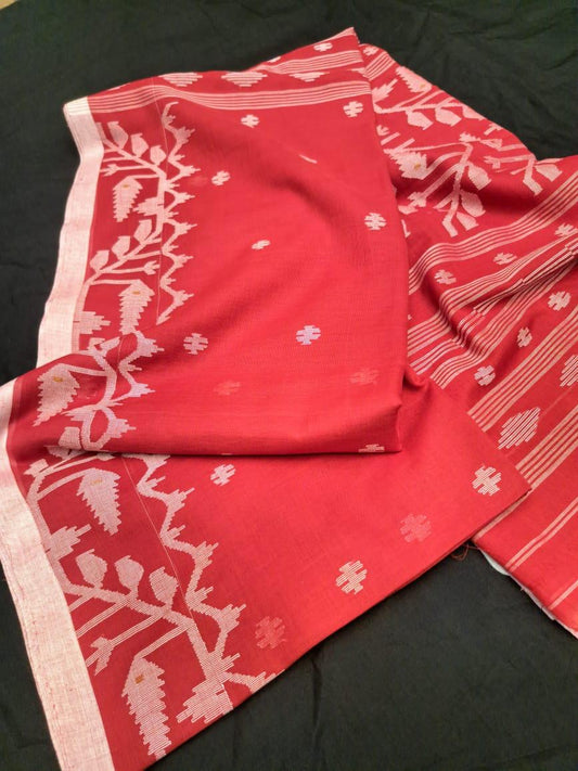 Handloom cotton jamdanis
