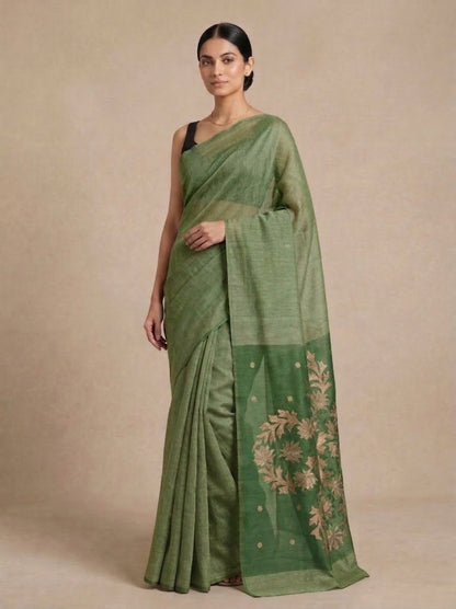 Linen Silk Jamdani