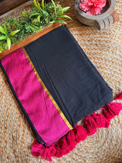 HANDSPUN cotton saree