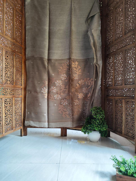Linen Silk Jamdani