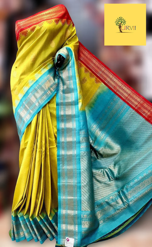 Pure Gadwal silk saree