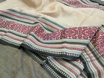 Tussar Jamdani saree