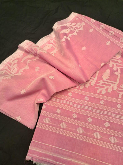 Handloom cotton jamdanis