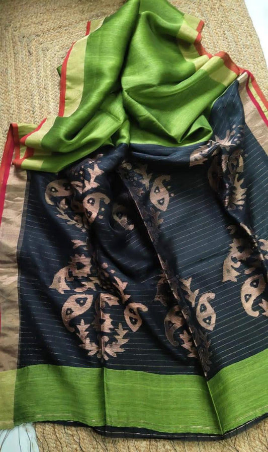 Linen Silk Jamdani