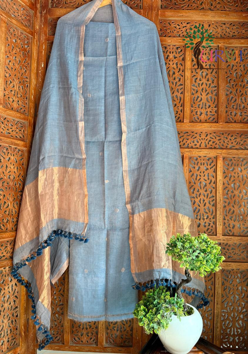 2 piece linen suit set