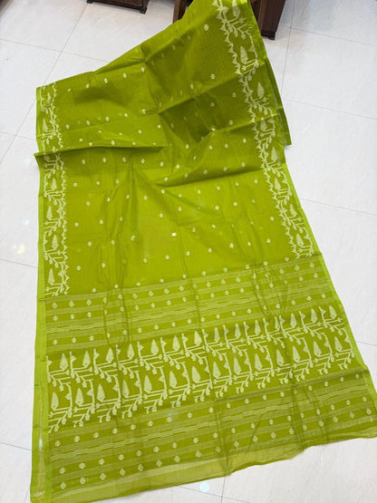 Handloom cotton jamdanis
