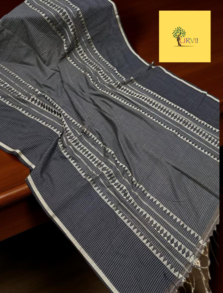 Handspun charkha khadi saree