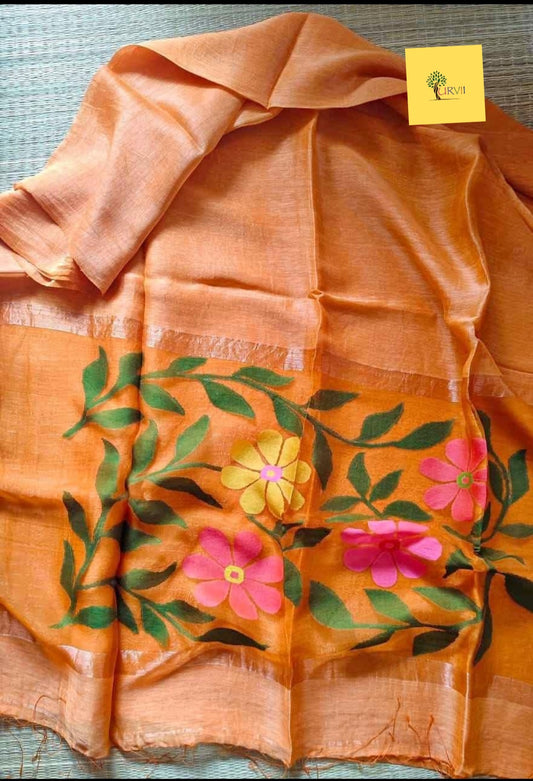 Linen Silk Jamdani