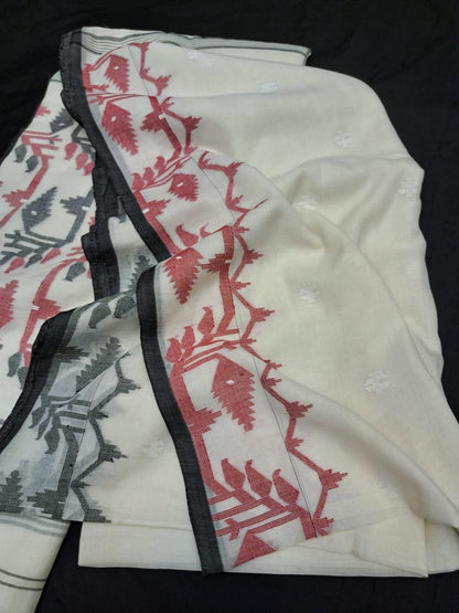 Handloom cotton jamdanis