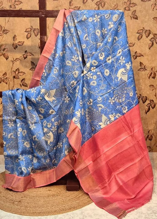 Tussar silk saree