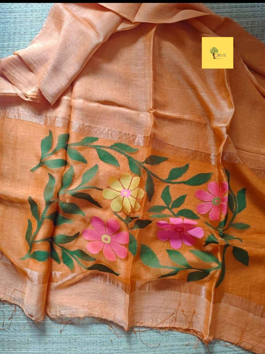 Linen Silk Jamdani