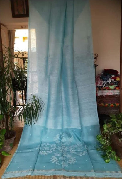 Linen Silk Jamdani