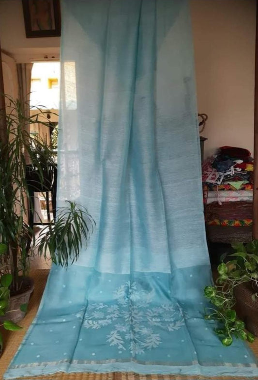 Linen Silk Jamdani