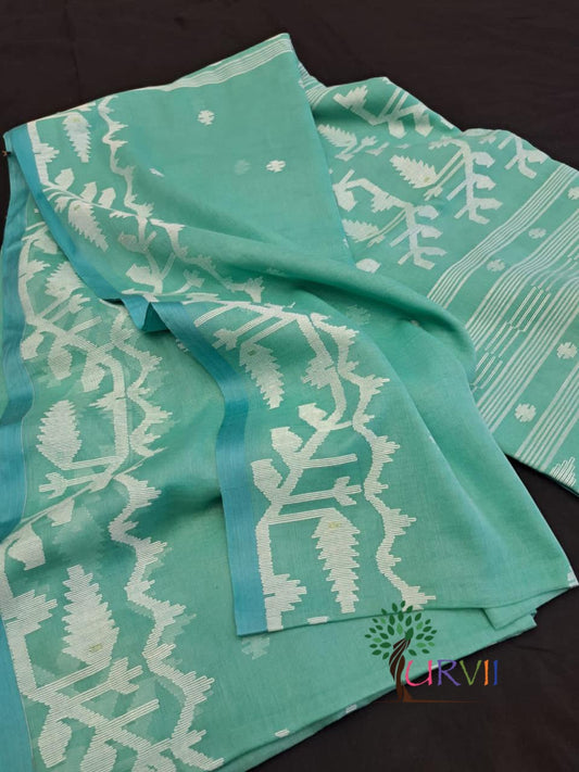 Handloom cotton jamdanis