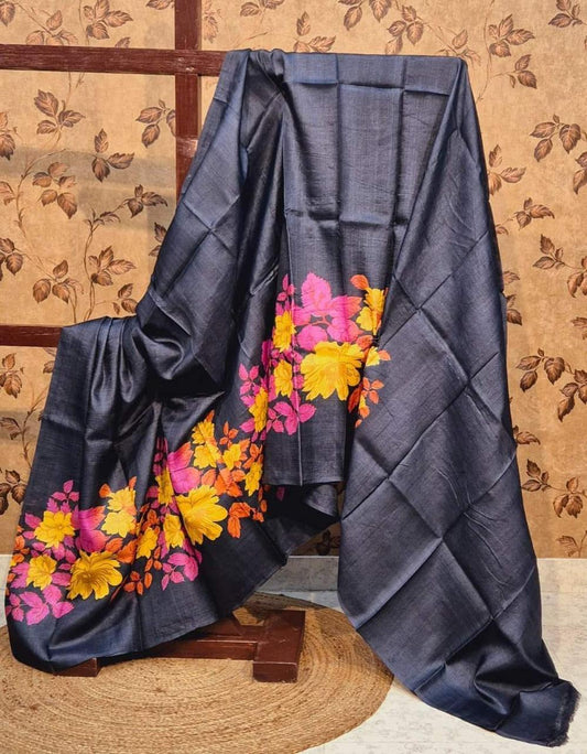 Tussar silk saree