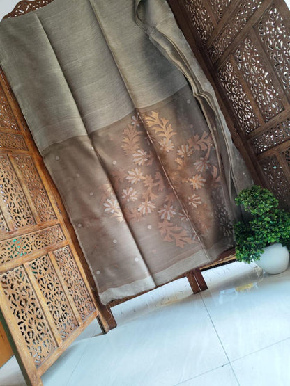 Linen Silk Jamdani