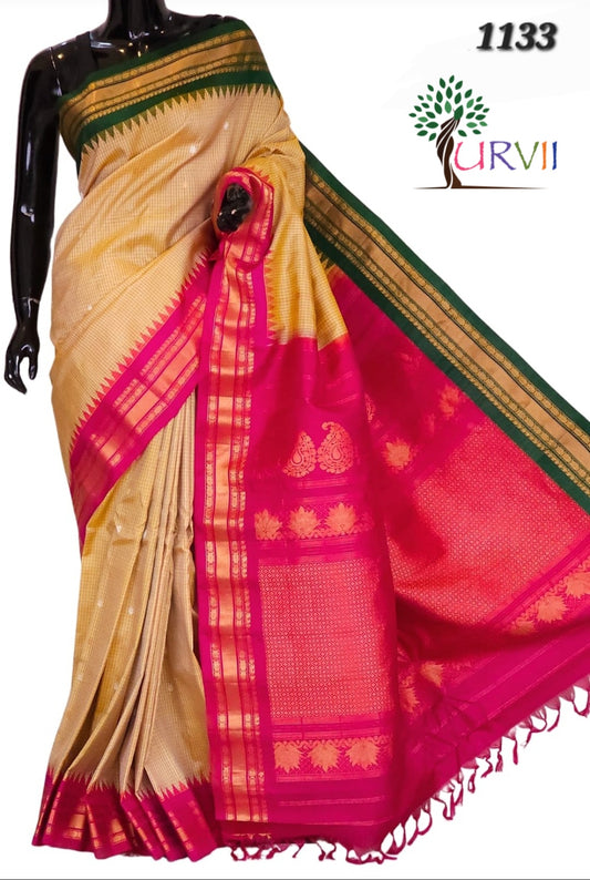 Pure Gadwal silk saree