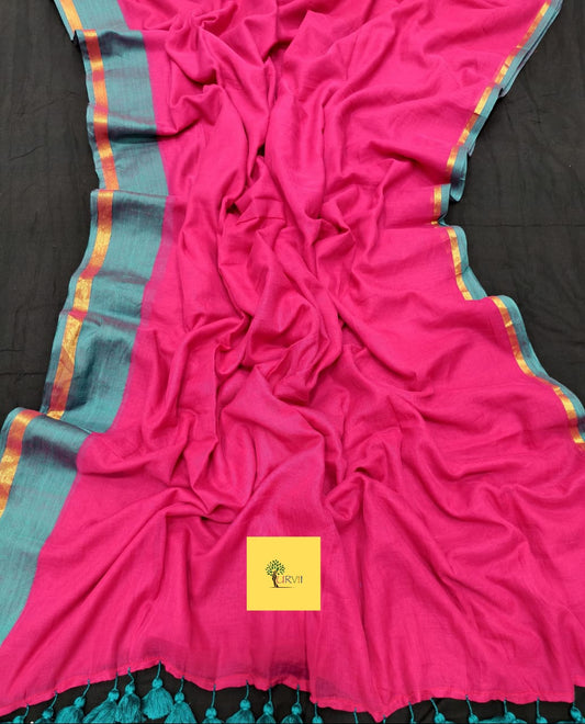 HANDSPUN cotton saree