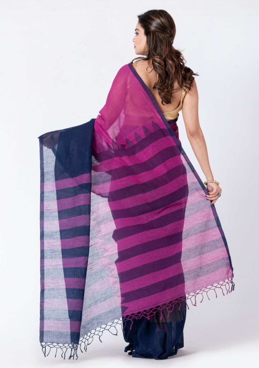 Handspun Khadi Cotton Saree