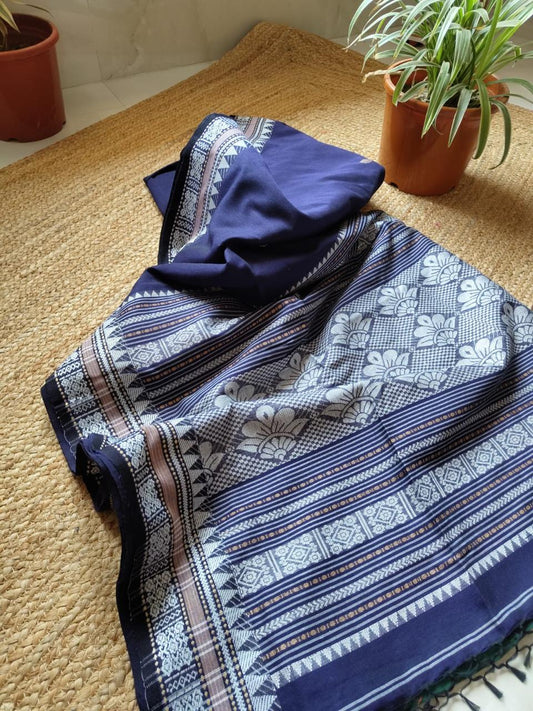Handspun charkha khadi saree