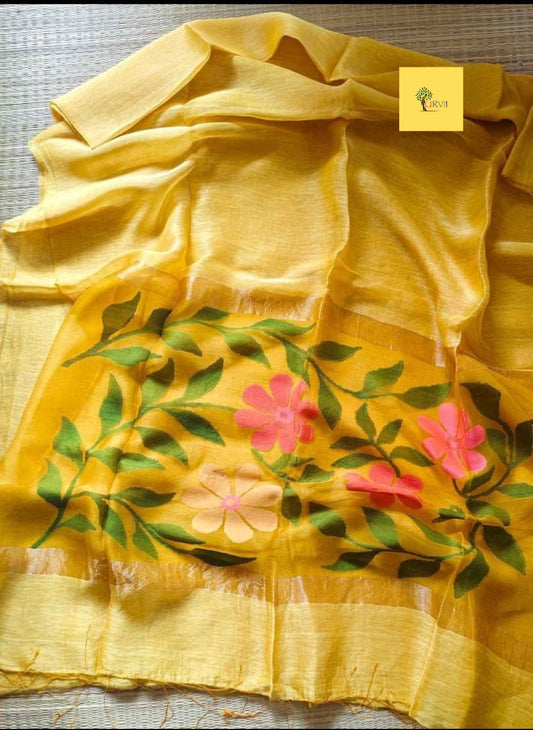 Linen Silk Jamdani