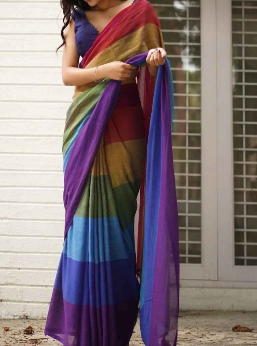 Handloom cotton saree