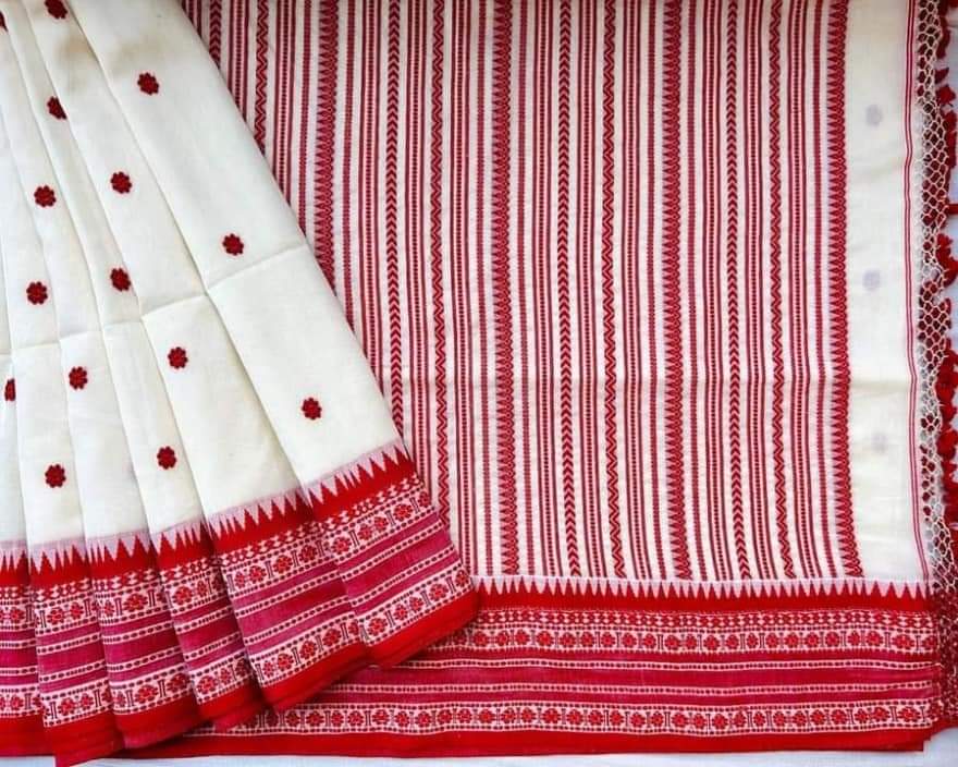 HANDSPUN cotton saree