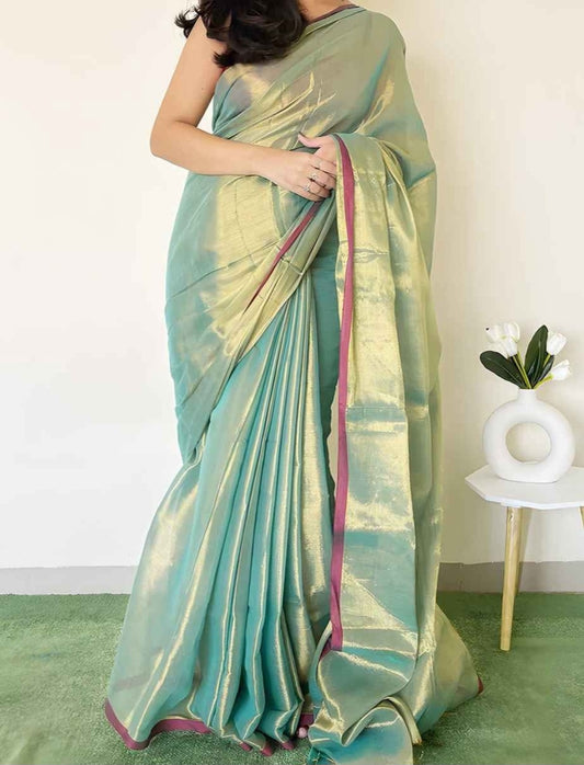 Tissue Cotton sarees